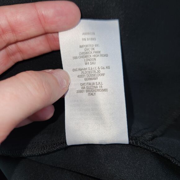 Girl With Curves Button Shirt Jacket with Adjustable Waist Black 2X NWOT - Picture 13 of 14